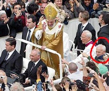 Camillo Cibin Pope John Paul II  Corpo della Gendarmeria Vatican City  Papal bodyguard Benedict XVI